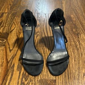 Stuart Weitzman sandals size 7 black suede